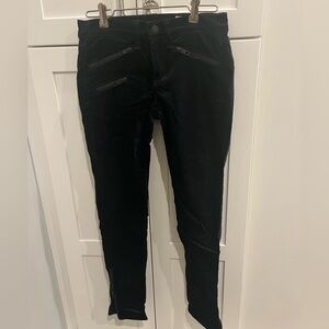 Rag & Bone Navy Velvet Skinny Jeans
